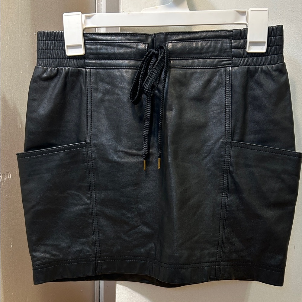 Marc Jacobs Leather Mini Skirt